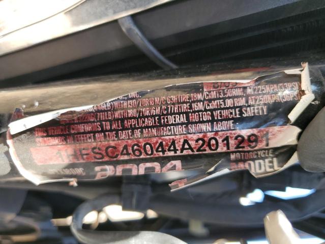 2004 HONDA VTX1800 C 1HFSC46044A201291