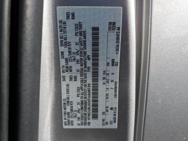 1FMCU0JXXFUA08729 Ford Escape Titanium