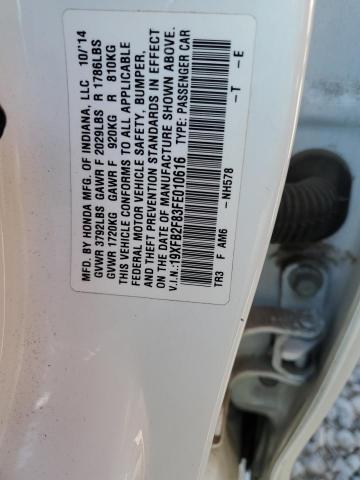 19XFB2F83FE010616 Honda CIVIC EX