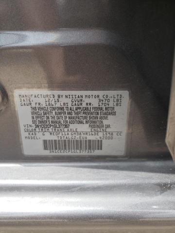 3N1CE2CP1GL377357 Nissan Versa Note S