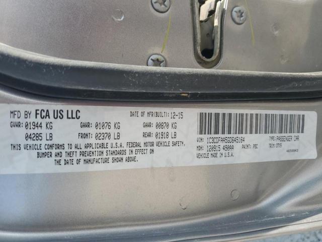 1C3CDFAA5GD645164 Dodge DART SE