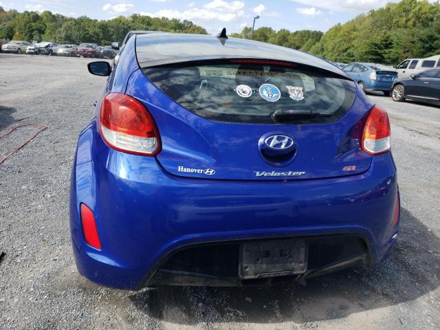 VIN: KMHTC6AD0CU061656 Auction: COPART Lot: 67302553 Location: PA - YORK HAVEN KMHTC6AD0CU061656 HYUNDAI VELOSTER 2012 BLUE Photo 6