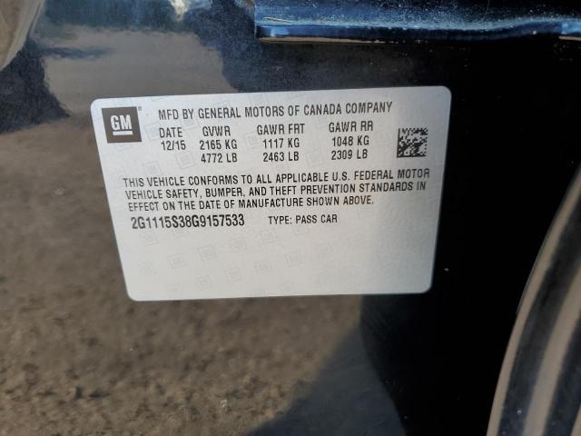 2G1115S38G9157533 | 2016 CHEVROLET IMPALA LT