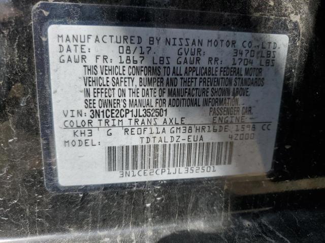 3N1CE2CP1JL352501 Nissan Versa Note S