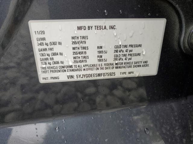 5YJYGDEE5MF075925 Tesla Model Y  10