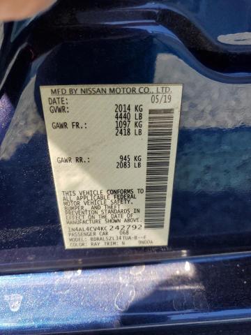 1N4AL4CV4KC242792 Nissan ALTIMA SR