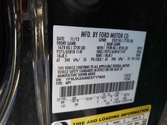 1FMJK2A56EEF17605 Ford Expedition El Limited