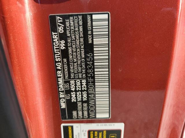 WDDWJ4JB0HF583456 Mercedes-Benz C 300