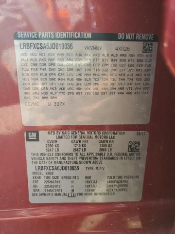 LRBFXCSA6JD010036 Buick Envision Preferred