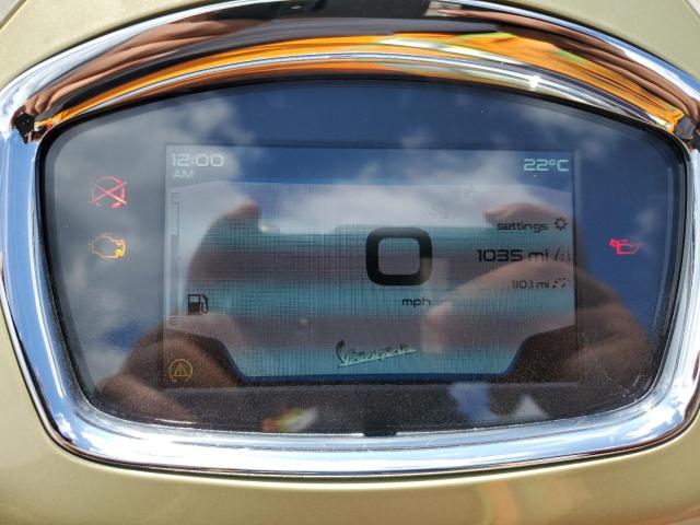 2021 VESPA SCOOTER ZAPMA39M2M5202478