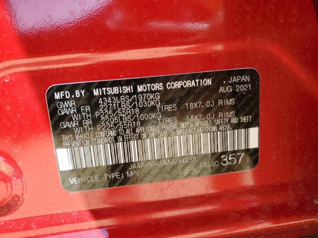 JA4APVAU9MU034235 Mitsubishi Outlander Sport Se