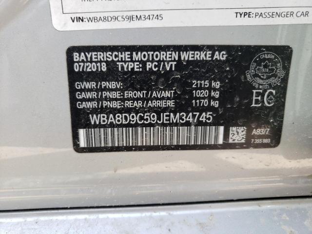 WBA8D9C59JEM34745 BMW 330 XI