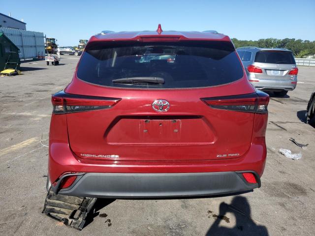 VIN 5TDHZRBH5MS086375 2021 Toyota Highlander, Xle no.6