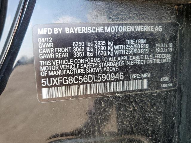 VIN 5UXFG8C56DL590946 2013 BMW X6, Xdrive50I no.13