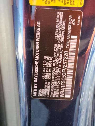 2015 BMW 228 I WBA1F5C53FV257220