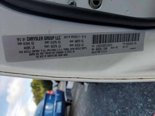 2015 DODGE DART LIMIT 1C3CDFCB3FD123413