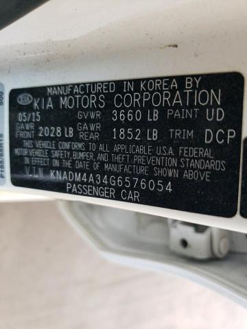 KNADM4A34G6576054 KIA RIO LX
