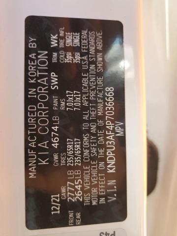 KNDPU3AF4P7036668 KIA Sportage Lx