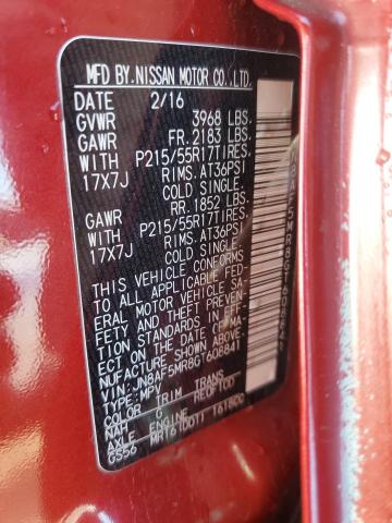 2016 NISSAN JUKE S - JN8AF5MR8GT608841