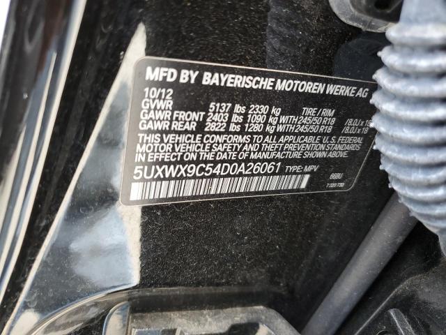  BMW X3 2013 Черный