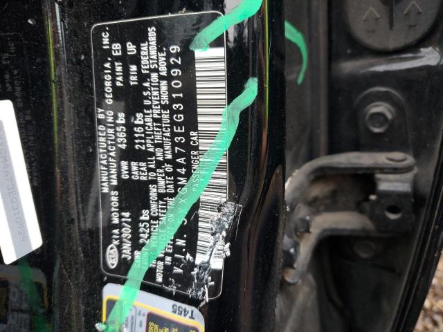 5XXGM4A73EG310929 KIA Optima Lx