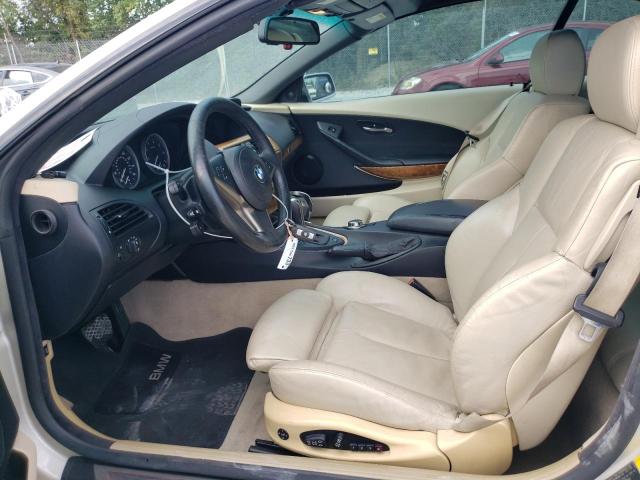 VIN: WBAEK13486CN77822 Auction: COPART Lot: 66743303 Location: IN - CICERO WBAEK13486CN77822 BMW 6 SERIES 2006 SILVER Photo 7