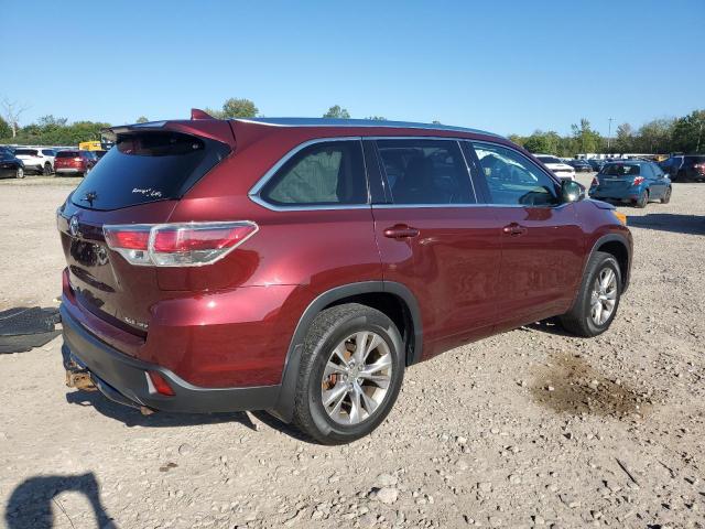 VIN 5TDJKRFH7ES039544 2014 Toyota Highlander, Xle no.3