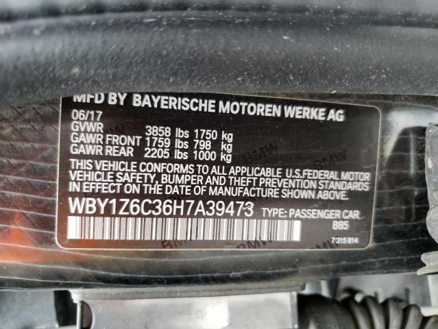 WBY1Z6C36H7A39473 BMW I3 Bev