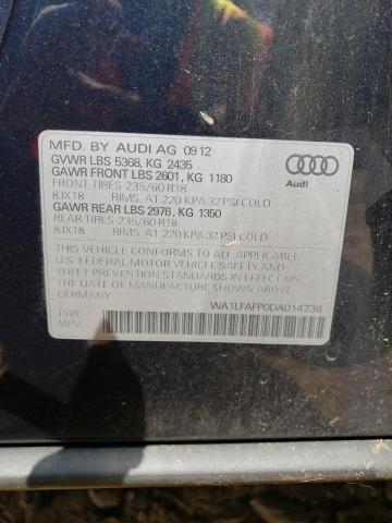 VIN WA1LFAFP0DA014738 2013 Audi Q5, Premium Plus no.14