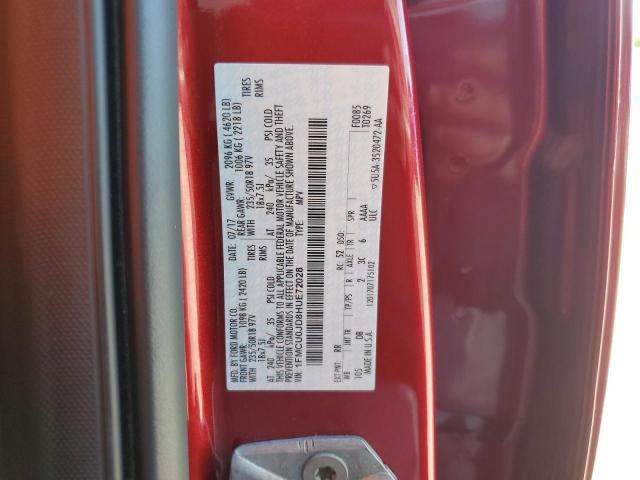 1FMCU0JD8HUE72028 2017 FORD ESCAPE, photo no. 12