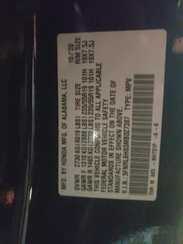 5FNRL6H83MB027387 Honda Odyssey Touring