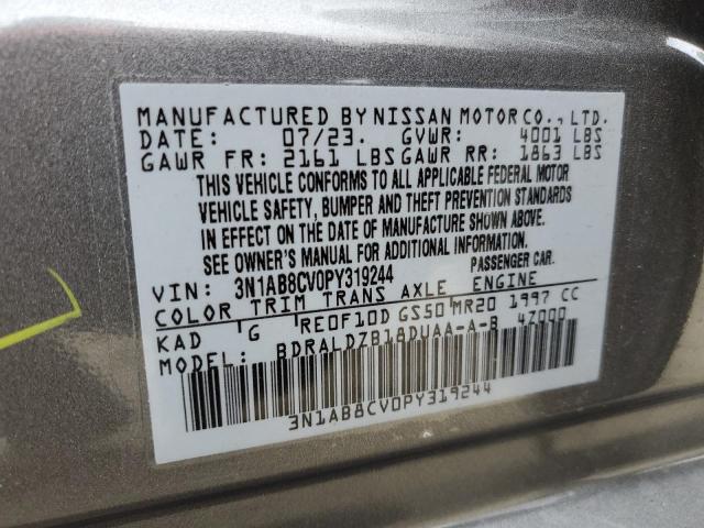  NISSAN SENTRA 2023 Сірий
