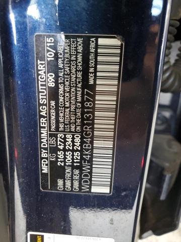 Mercedes-Benz C 300 4matic 2016 WDDWF4KB4GR131877 Image 12