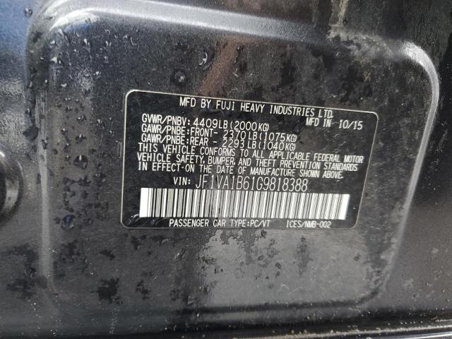 JF1VA1B61G9818388 Subaru WRX