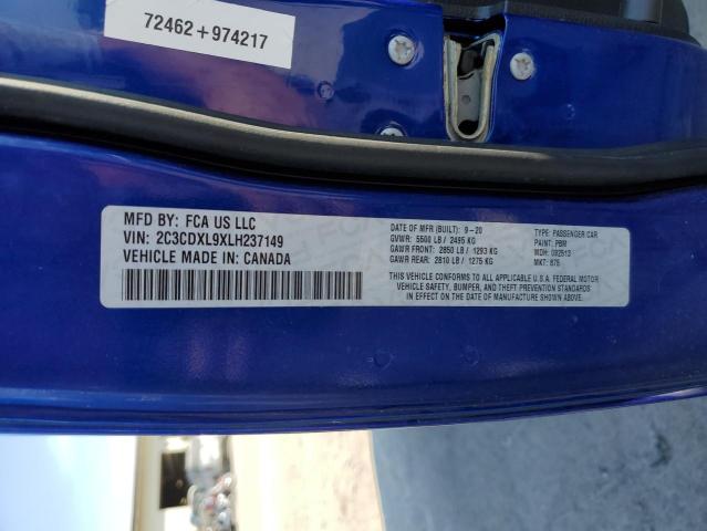 2C3CDXL9XLH237149 Dodge Charger Srt Hellcat