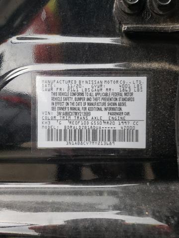 3N1AB8CV7MY213689 Nissan SENTRA SV