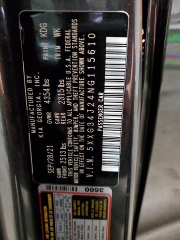 5XXG34J24NG115610 KIA K5 EX