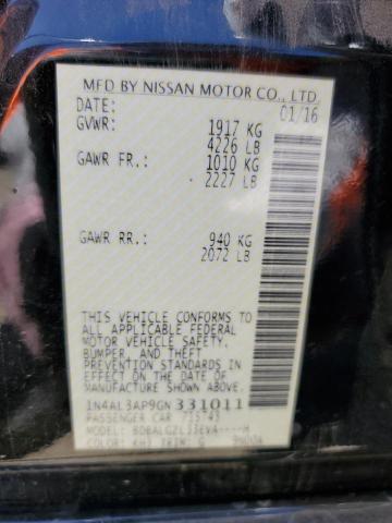1N4AL3AP9GN331011 Nissan ALTIMA 2.5