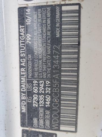 WDDUG8CB5FA134472 Mercedes-Benz S 550