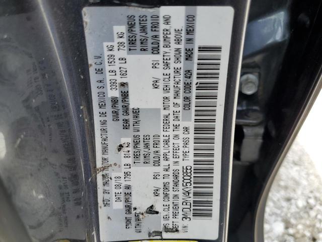 3MYDLBYV4KY500855 Toyota Yaris L 12