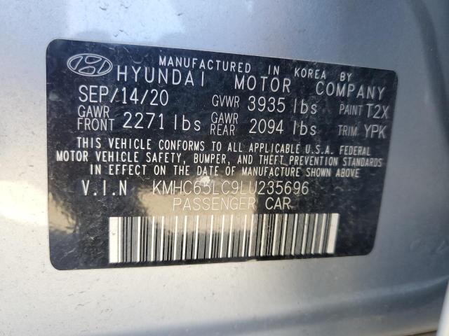 2020 HYUNDAI IONIQ BLUE - KMHC65LC9LU235696