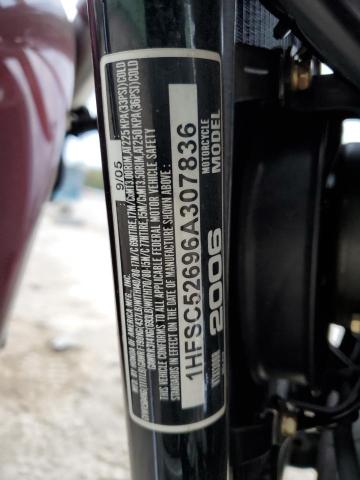 2006 HONDA VTX1300 R 1HFSC52696A307836