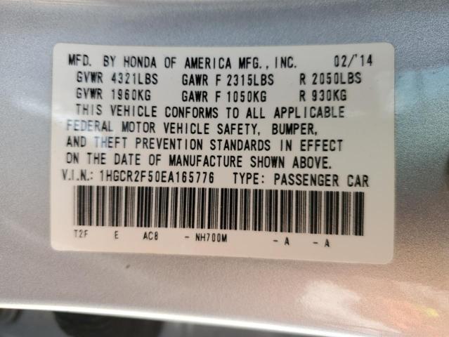 1HGCR2F50EA165776 Honda Accord Sport