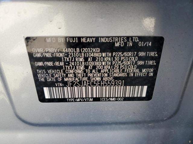 JF2SJAEC5EH559391 Subaru Forester 2.5i Premium