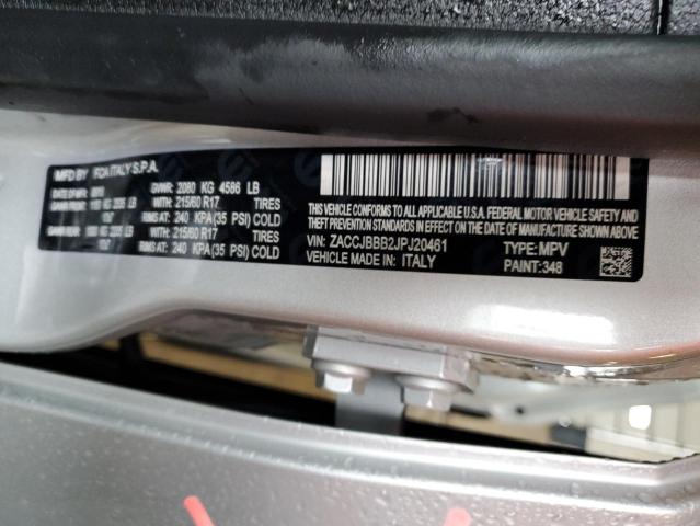 ZACCJBBB2JPJ20461 Jeep Renegade Latitude