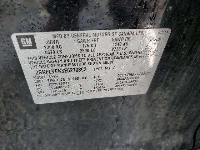 2GKFLVEK3E6279892 GMC Terrain Sle