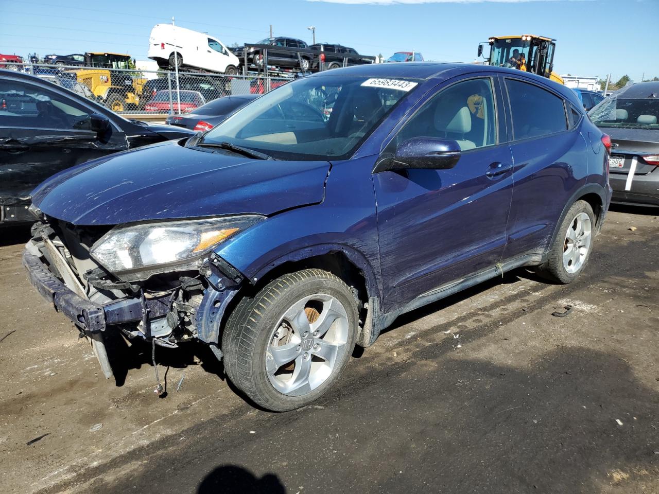 2016 Honda Hr-V Ex vin: 3CZRU6H58GM737107