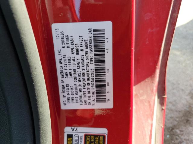 1HGCT2B03GA002862 Honda Accord Touring
