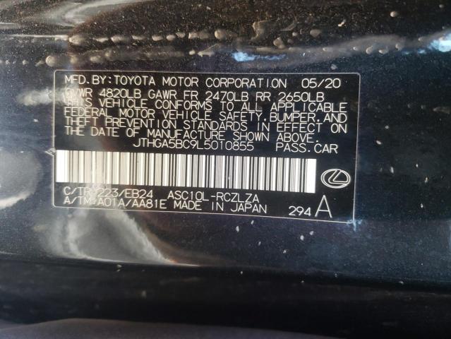 2020 LEXUS RC 300 F-S - JTHGA5BC9L5010855