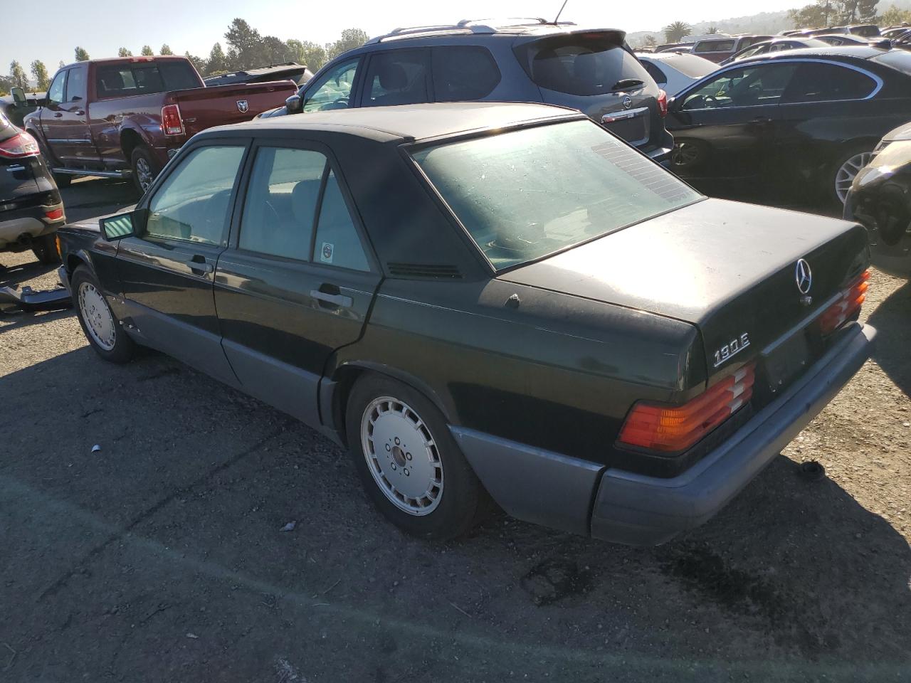 MERCEDES-BENZ 190 E 2.6 1989 charcoal sedan 4d gas WDBDA29D6KF628806 photo #3